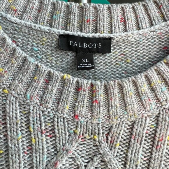 Talbots Cable Sweater Dress - Picture 3 of 3